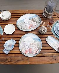Certified International Seacoast 2 Pc Platter Set, Service For 2