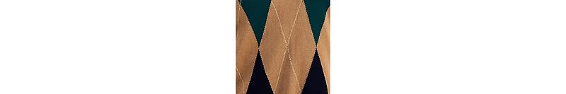 Tommy Hilfiger Plus Argyle Colorblocked Sweater