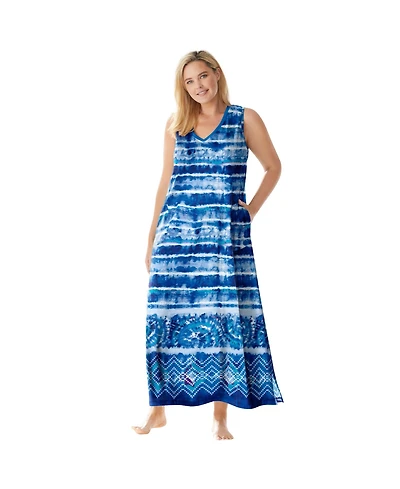 Dreams & Co. Women's Trapeze V-Neck Lounger