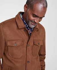 Club Room Men's Faux-Suede Jacket, Created for Macy's