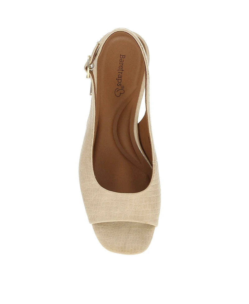 Baretraps Women's Promise Peep Toe Slingback Pump