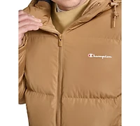 Champion Men's Quilted Full-Zip Hooded Puffer Jacket