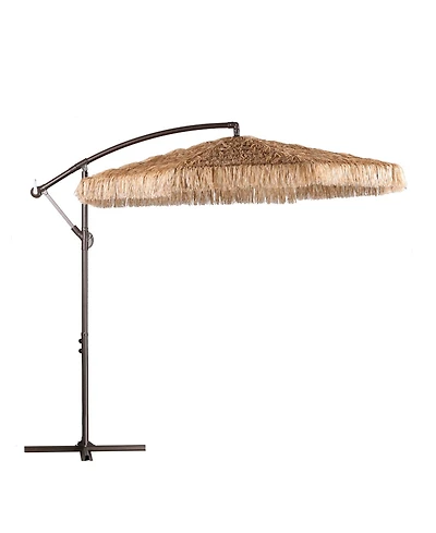 Aoodor Grand patio 10 Ft Thatch Tiki Umbrella(No Base)