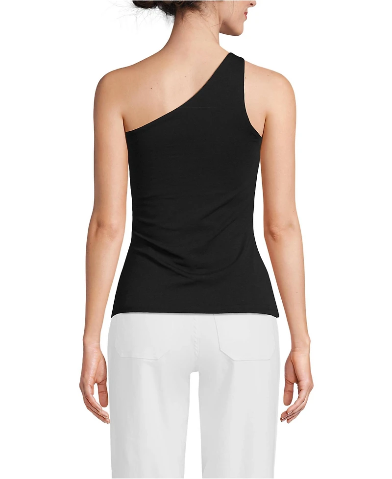 Lands' End Women's Slender One Shoulder Top