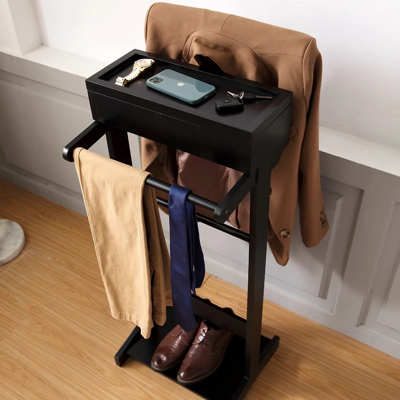 Streamdale Portable Garment Rack with Storage
