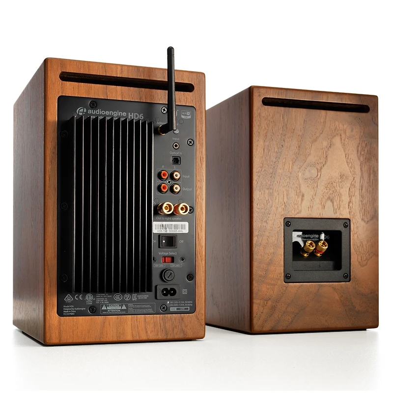 Audioengine HD6 Premium Powered Wireless Bookshelf Speakers - Pair