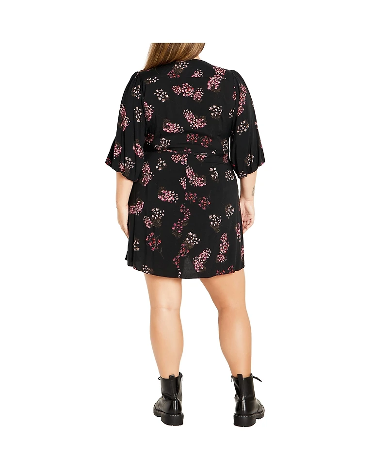 City Chic Women's Cassie Floral Dress