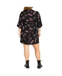 City Chic Women's Cassie Floral Dress