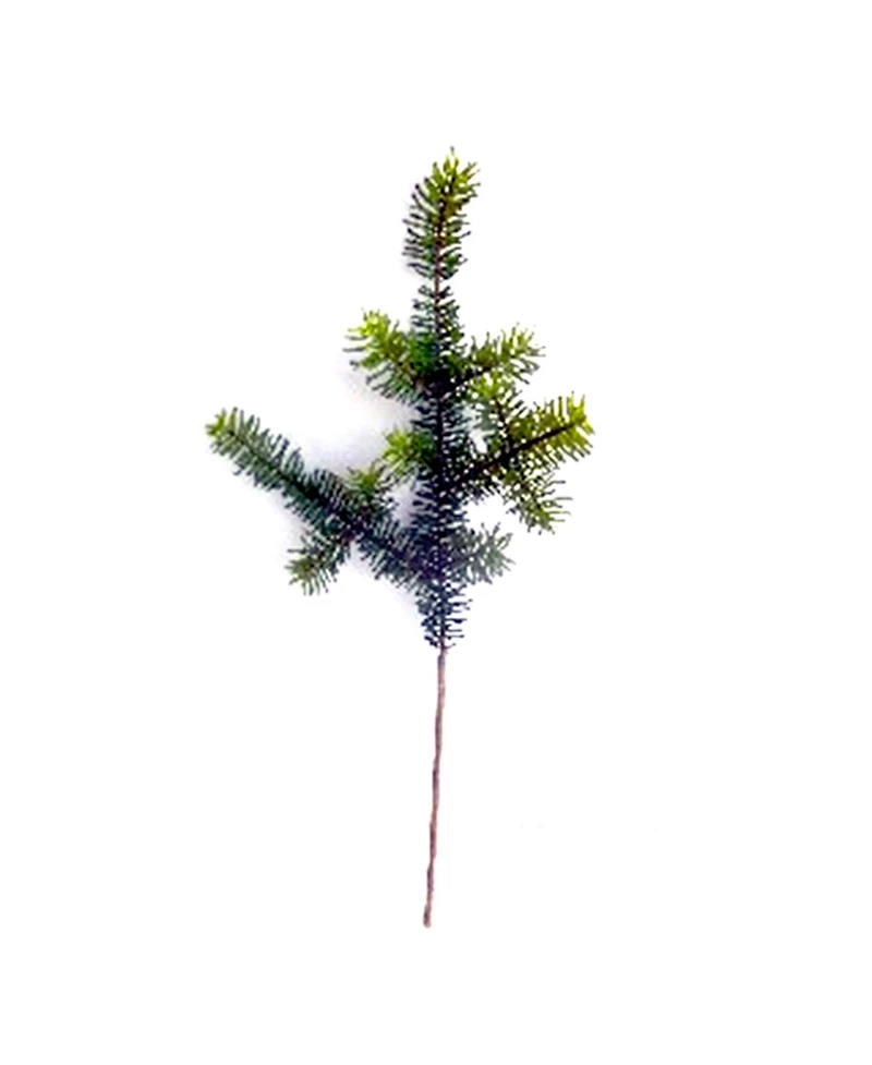 Slickblue Set of 6 Wintry Green Pine Sprays for Seasonal Decoration