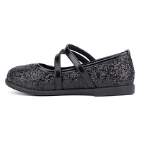 Olivia Miller Little Girls Princess Heart Mary Jane Flat