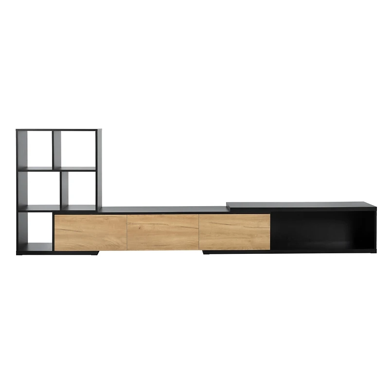 Streamdale Adjustable Tv Stand Extends to 126" with Expandable Tabletop