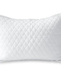 Lands' End Solid Diamond Double Voile Pillow Sham