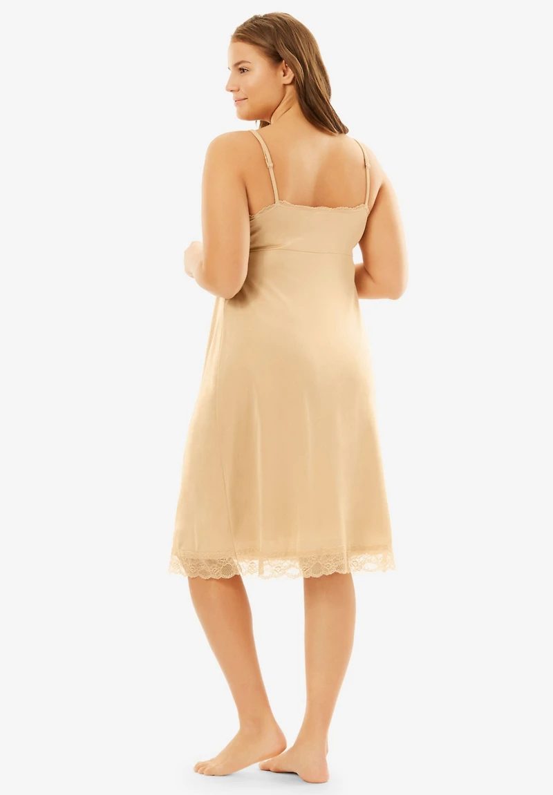 Comfort Choice Plus Full Slip Double Skirted