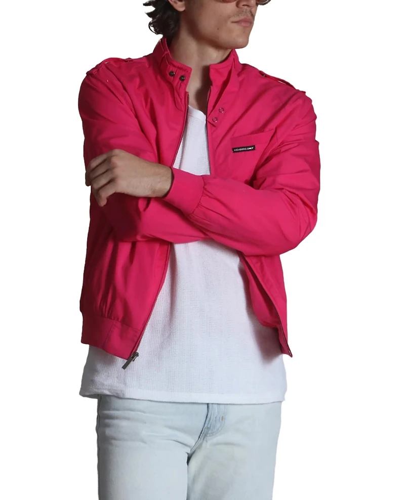 Members Only Men's Classic Iconic Racer Jacket (Slim Fit