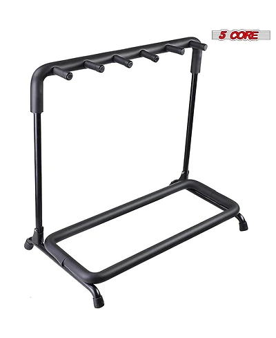 5 Core Guitar Rack Stand Heavy Duty 5 Guitars Holder Universal Multi Storage for Band Stage Acoustic Electric and Bass Soporte Para Guitarra- GRack 5N