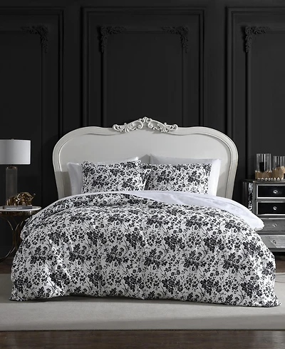 Betsey Johnson Betseys Toile 2 Piece Duvet Cover Set, Twin