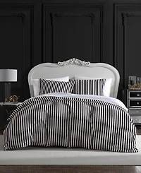 Betsey Johnson Wonderland Stripe 2 Piece Duvet Cover Set, Twin