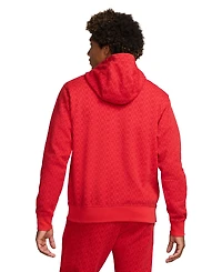 Nike Men's Sportswear Club Fleece All-Over Print Pullover Hoodie