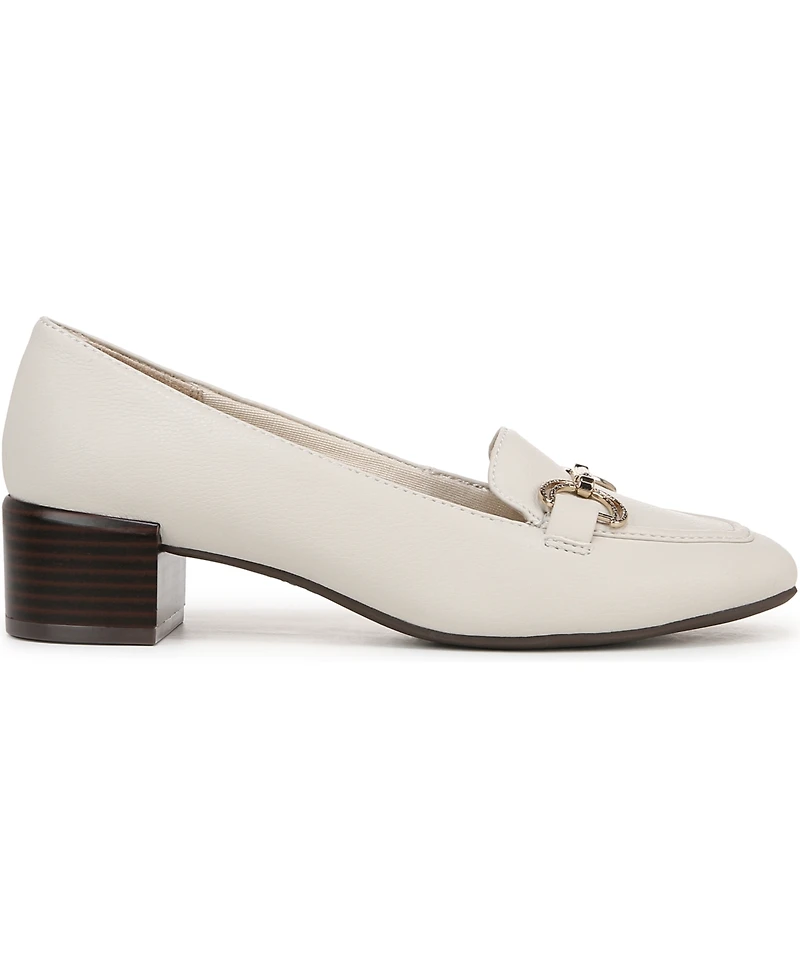 LifeStride Bliss Slip On Block Heel Loafers
