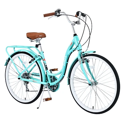 Streamdale 7 Speed, Steel Frame, Multiple Colors 24 Inch Ladies Bicycle