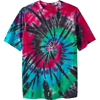 KingSize Big & Tall Lightweight Tie-Dye Crewneck Tee