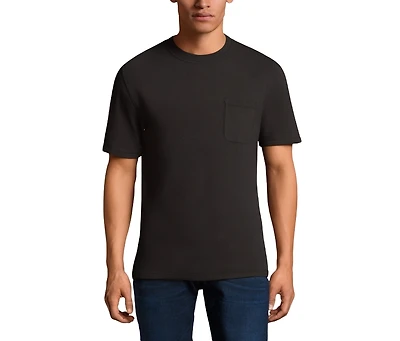 KingSize Big & Tall Shrink-Less Lightweight Longer-Length Crewneck Pocket T-Shirt