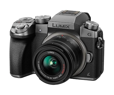 Panasonic Lumix Dmc-G7 Mirrorless Camera with Lumix G Vario 14-42mm Lens, Silver