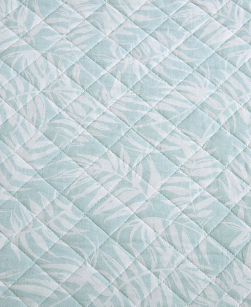 Closeout! Tommy Bahama Home Art Of Palms Reversible 2 Piece Quilt Set, Twin