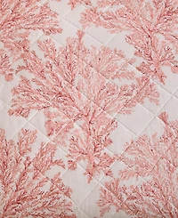 Tommy Bahama Home Coral Garden Reversible 3 Piece Quilt Set