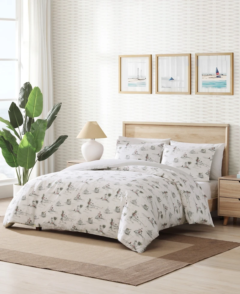 Closeout! Tommy Bahama Home Beach Club 3 Piece Comforter Set, King