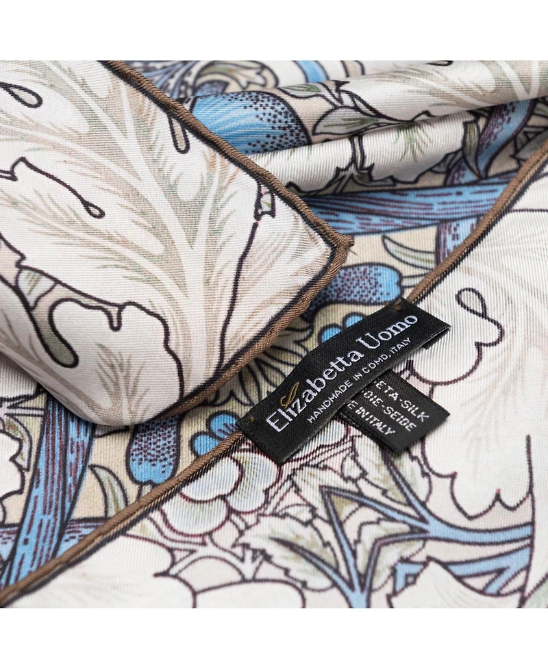 Elizabetta Men's Londra - Silk Pocket Square for Men