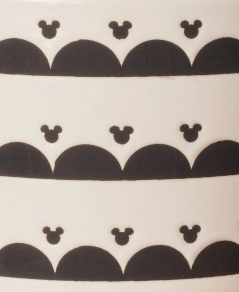 Disney Monochrome 3-Piece Ceramic Jar Set, Black