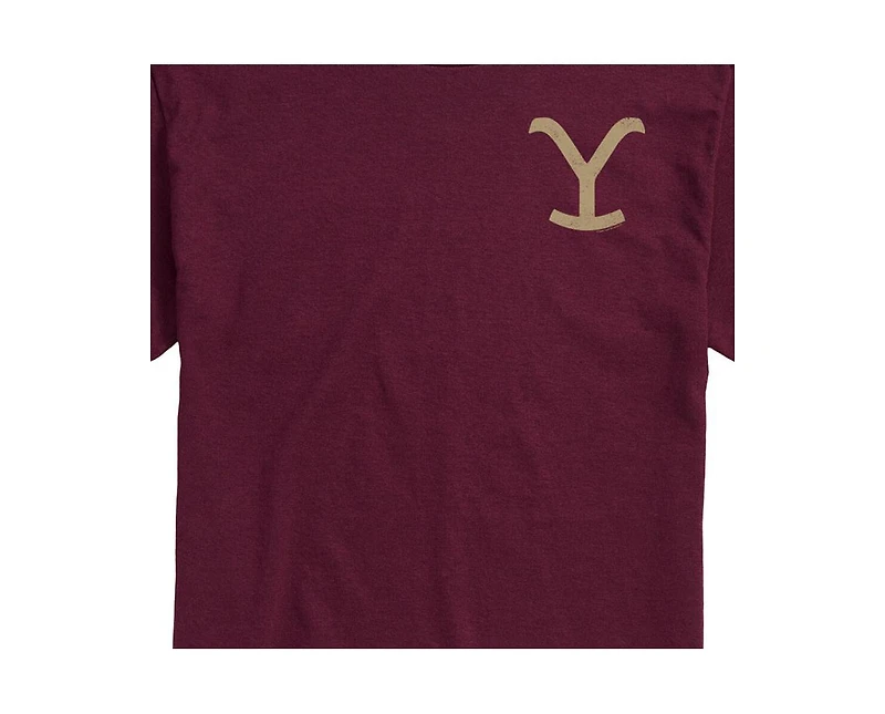 Hybrid Apparel Yellowstone Logo Mens Short Sleeve Tee