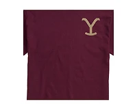 Hybrid Apparel Yellowstone Logo Mens Short Sleeve Tee