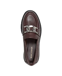 Marc Fisher Women's Corel Slip-On Almond Toe Casual Loafers