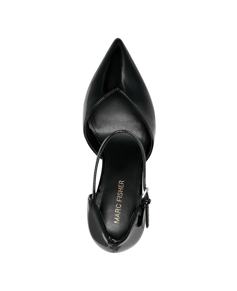 Marc Fisher Women's Haben Two-Piece Tapered Heel Pumps