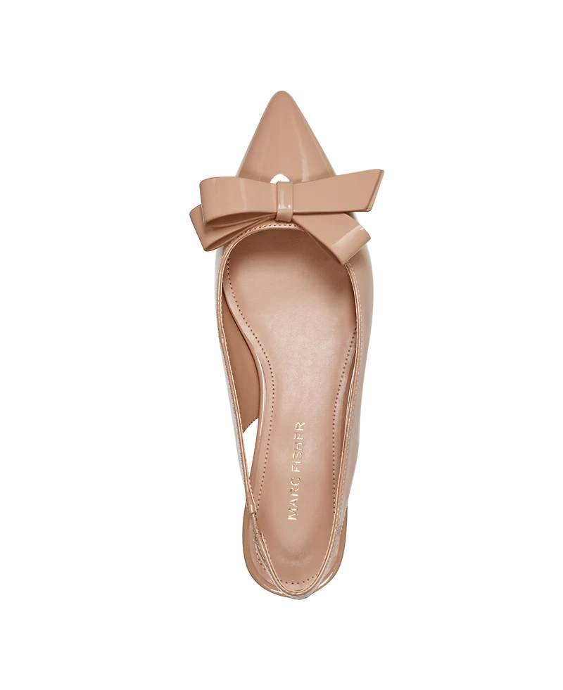 Marc Fisher Women's Kerrey Slingback Pointy Toe Dress Flats