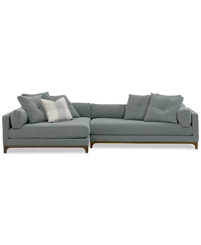 Closeout! Brendalyn 2-Pc. Modular Fabric Sectional Chaise and Sofa Set, Created for Macy's