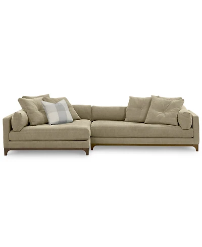 Closeout! Brendalyn 2-Pc. Modular Fabric Sectional Chaise and Sofa Set, Created for Macy's