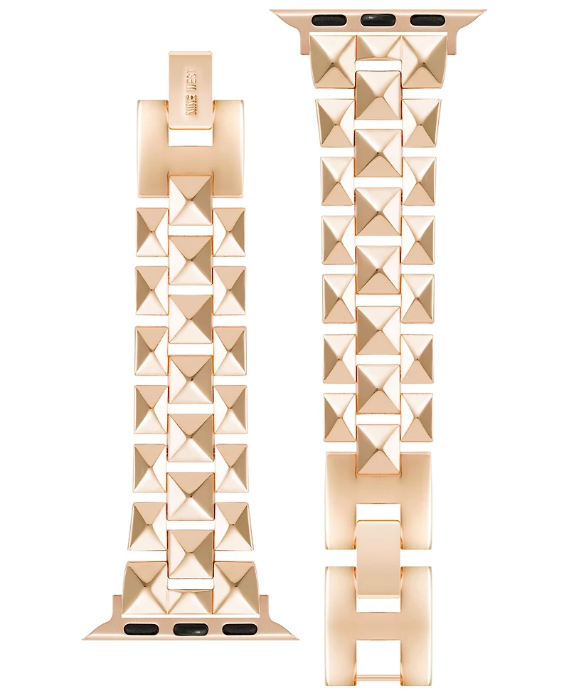 Nine West Women's Rose Gold-Tone Alloy Bracelet Designed for 38/40/41mm Apple Watch