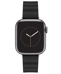 Nine West Women's Black Snakeskin Pattern Leather Band Designed for 38/40/41mm Apple Watch