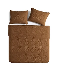 Vcny Home Sands 3-Piece Curved Quilt Set