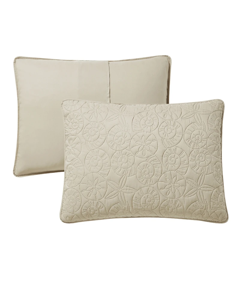 Vcny Home Seashell 3-Piece Quilt Set, Full/Queen