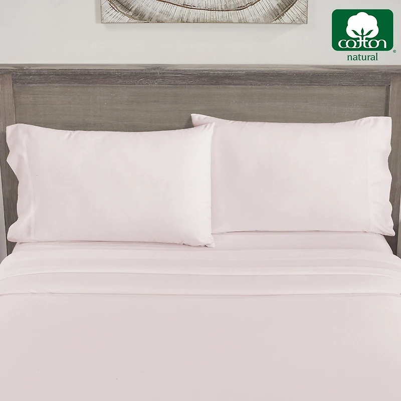 Luxuriously Soft Hotel Quality 600 Thread Count, 100% Cotton, Set of 2 Standard Pillow Cases, Crisp & Cool by California Design Den