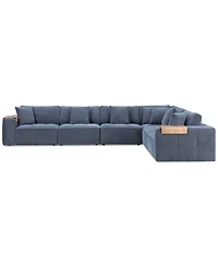 Nycolle -Pc. Modular Fabric L-Shape Sectional