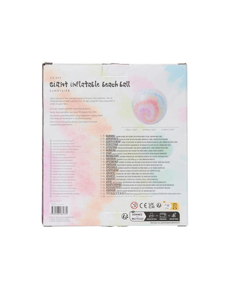 Sunnylife Giant Inflatable Beach Ball Tie Dye Tie Dye