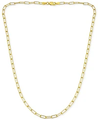 Giani Bernini Paperclip Link 16" Chain Necklace, 18k Gold-Plated Sterling Silver or Silver, Created for Macy's