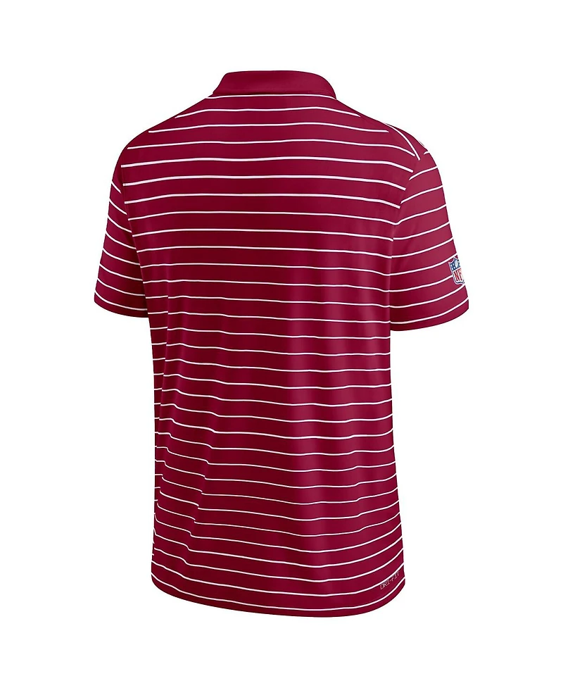Nike Men's Burgundy Washington Commanders 2022 Sideline Lock Up Victory Performance Polo