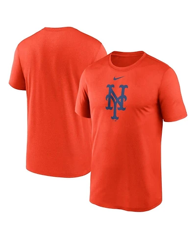 Nike Men's Orange New York Mets Legend Fuse Large Logo Performance T-Shirt