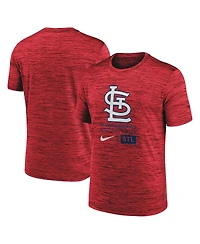 Nike Men's Red St. Louis Cardinals Large Logo Velocity T-Shirt